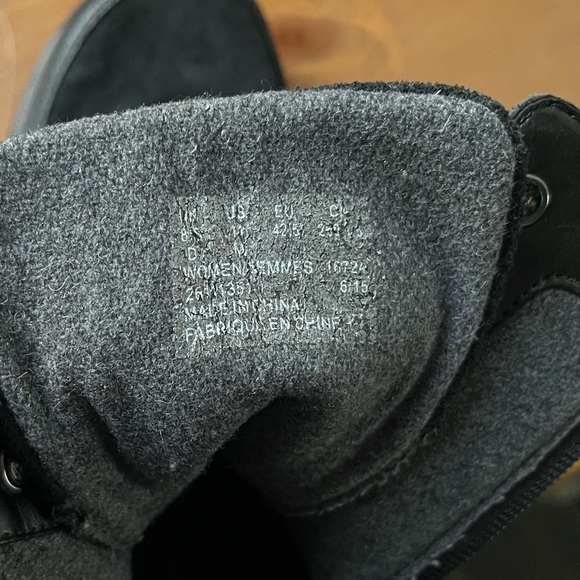 Clarks Women's Kearns Sirena Ankle Boot Black Suede Leather 11 - Picture 8 of 12